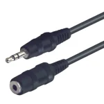 Finale Uitverkoop Home A 54-5 audiókábel, 3,5mm sztereó dugó, 3,5mm sztereó aljzat, 5m 5 db-os kiszerelés!