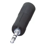 Home AC 6 audióátalakító, 3,5mm sztereó dugó, 6,3mm sztereó aljzat 5 db-os kiszerelés! Bestel Nu