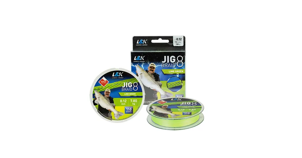ZSINÓR WIZARD JIG BRAID 0,15MM 9.1 KG 110M LIME GREEN Must-Have