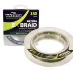 WIZARD ULTIMA 8X 0.16MM MOSS GREEN BRAID 150M 11,36KG Veilige Betaling