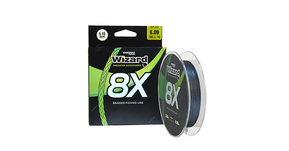 Actieprijs WIZARD 8X FONOTT ZSINÓR DARK GREY 0,22 MM 19,19KG 135M