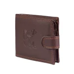 "Elegant Wallet" Horgász Pénztárca Süllő Sötétbarna - Gravírozott Must-Have