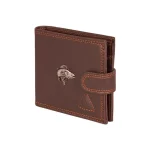"Elegant Wallet" Horgász Pénztárca Süllő Sötétbarna Gecertificeerd
