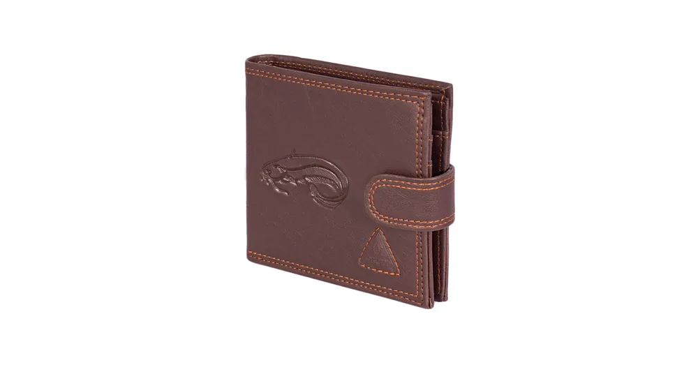 "Elegant Wallet" Horgász Pénztárca Harcsa Barna - Gravírozott Bestseller