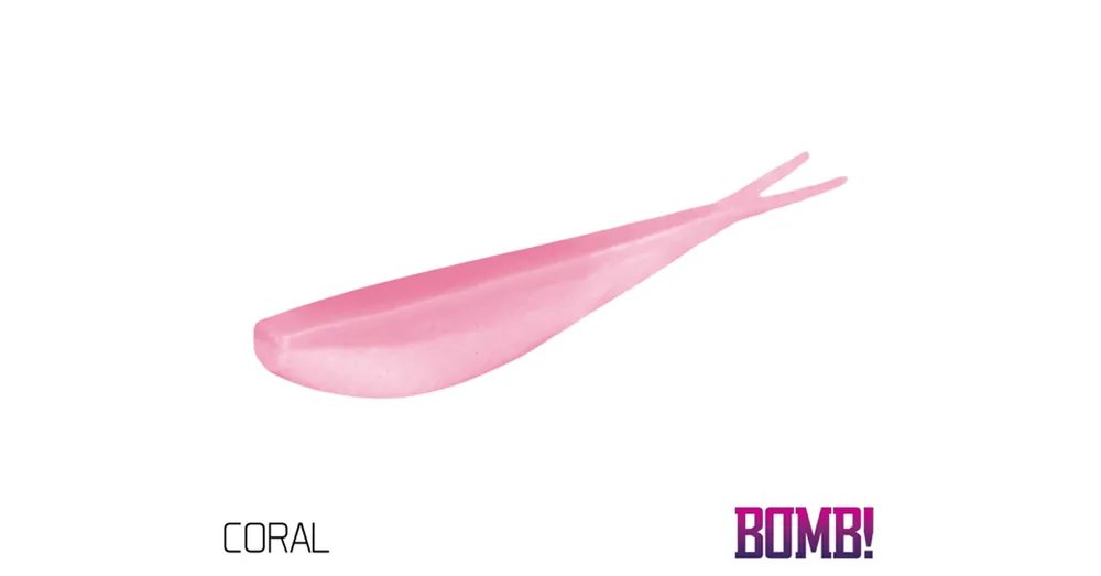 Actieprijs BOMB! Gumihal D-SHOT / 5db - 10,5cm/Coral