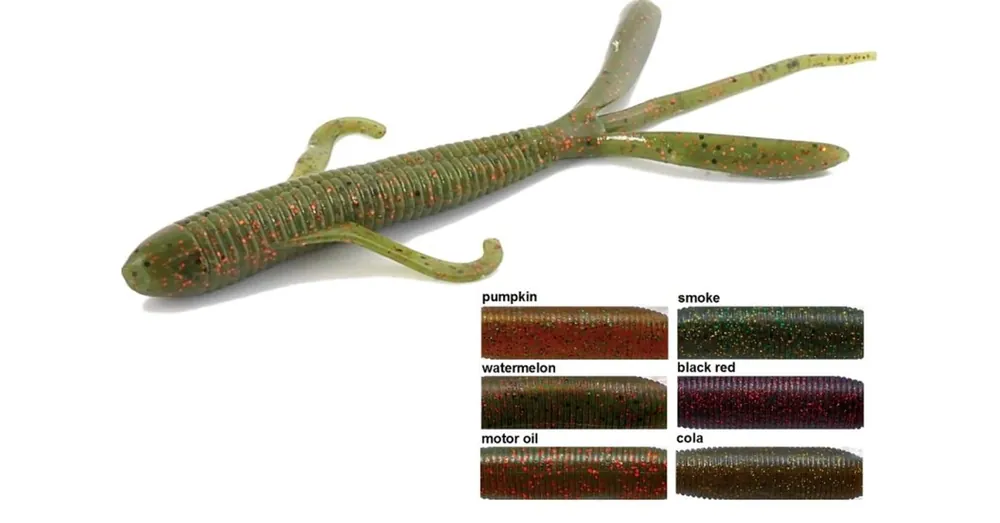 Aanbieding Rapture W. Crazy Lizard 12cm Motor Oil 10 db lágygumi csali
