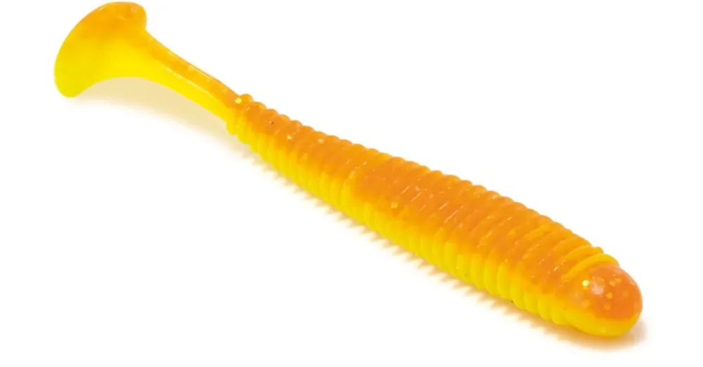 Aanbieding Rapture Rib Slim Shady 7.5cm Yellow&Orange 12 db