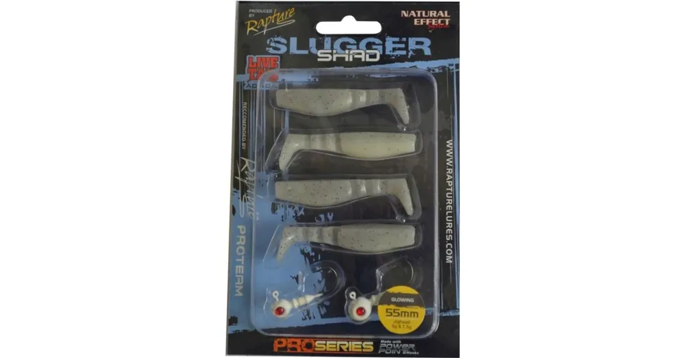 Korting Rapture Slugger Shad Set 55 Chartreuse Ghost 4+2 db/csg, műcsali szett