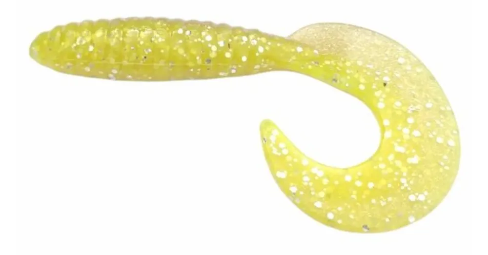 Seizoensaanbieding Rapture Fun Tail Grub 6.5cm chartreuse ghost plasztik csali