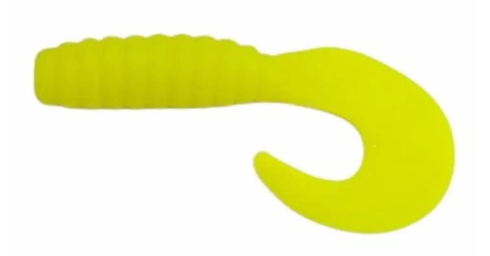 Merkproduct Trabucco Yummy Bait Curly Tail yellow 8 db plasztik csali