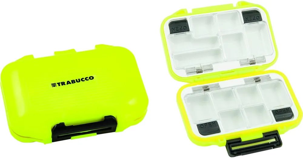 Trabucco Tough szerelékes doboz lime Hoge Kwaliteit