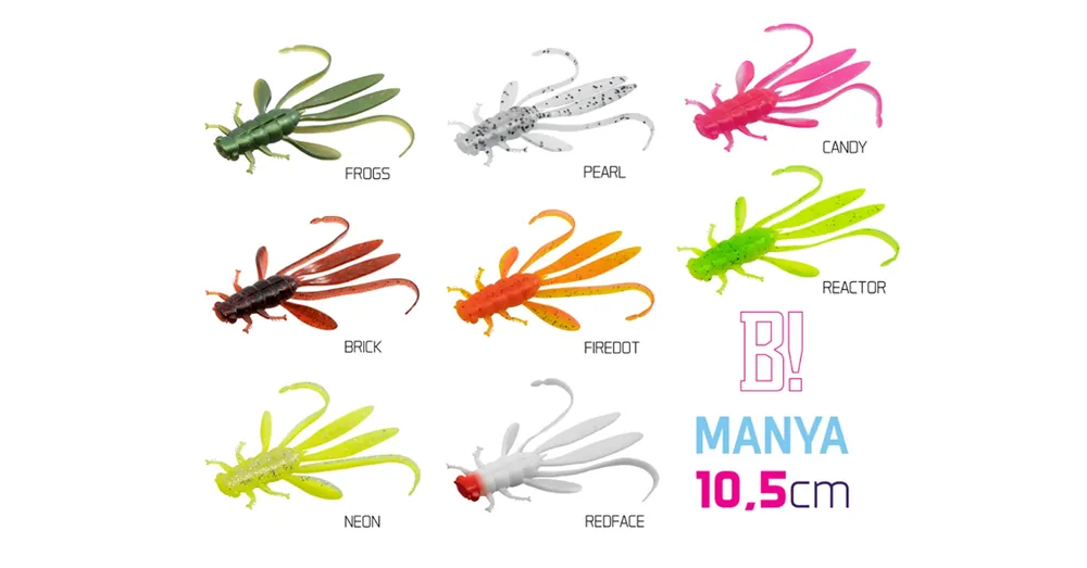 Delphin MANYA UVs nimfa / 5db - 10.5cm/BRICK Nu Kopen
