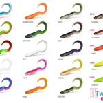 Actieprijs DuoPACK BOX Delphin TwistaX Eeltail UVs / 6x 5db - 6cm/MudGOLD