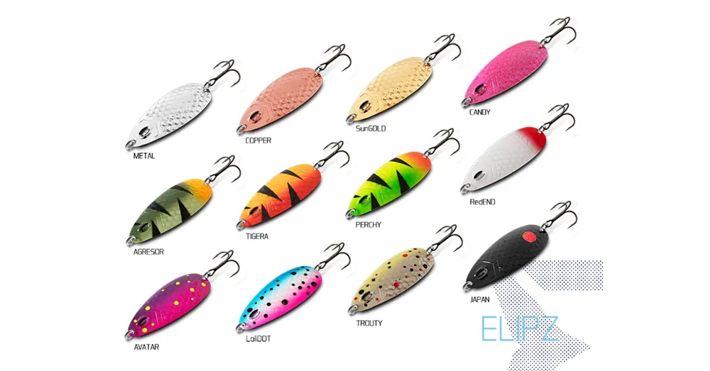 Aanbieding Delphin ELIPZ FullSCALE támolygó kanál - 12g LoliDOT Hook 2