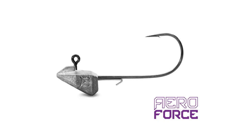 Weekendaanbieding Grub-tartóval ellátott Delphin A-FORCE jigfej / 5 db - 5g-1/0