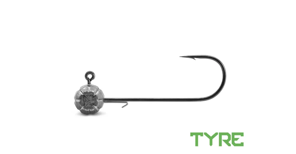 Dagaanbieding Grub-tartóval ellátott Delphin TYRE jigfej / 3 db - 10g-8/0