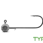 Uitverkoop Grub-tartóval ellátott Delphin TYRE jigfej / 5 db - 12g-3/0