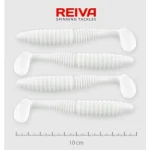 Aanbieding Reiva Zander Power Shad 10cm 4db/cs /Fehér/ (9901-101)