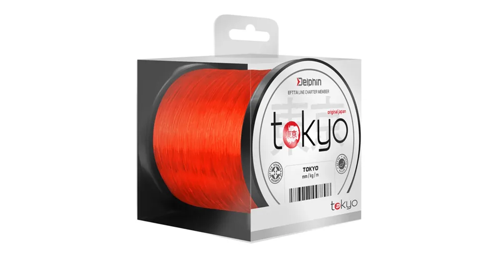 Weekendaanbieding Monofil Delphin TOKYO narancs - 0,261mm 5,4kg 600m