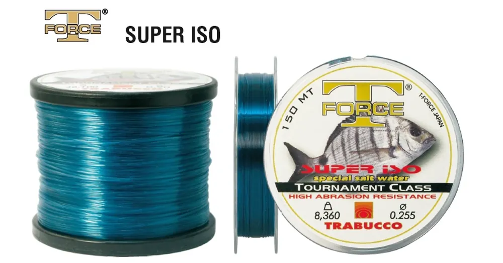 Trabucco T-Force Superiso 150m 0,22mm monofil zsinór Fabrieksprijs