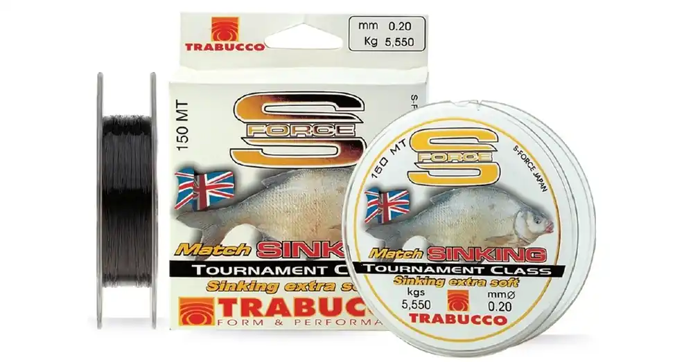 Exclusieve Aanbieding Trabucco S-Force Match Sinking 150m 0,18mm monofil zsinór