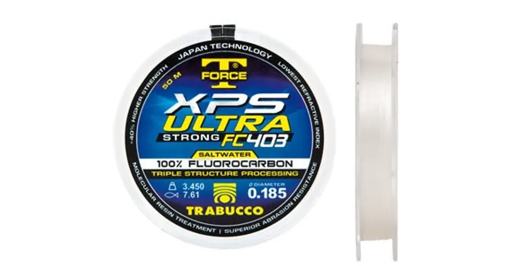 Trabucco T- Force Xps Ultra Fluorocarbon 403 Saltwater 50 m 0,302 mm előkezsinór Veilige Betaling
