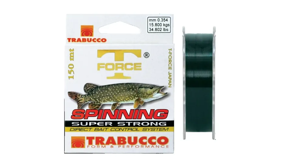 Hete Deal Trabucco T-Force Spin-Pike 150m 0,25mm monofil zsinór