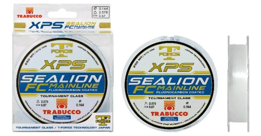Actieprijs Trabucco T-Force Xps Sealion Fluorocarbon coated 250 m 0,30 mm fluorocarbon bevonatos monofil zsinór