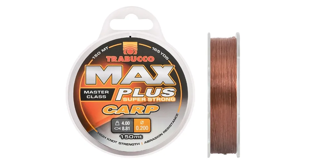 Trabucco Max Plus Line Carp 1000m 0,25mm monofil zsinór Fabrieksprijs