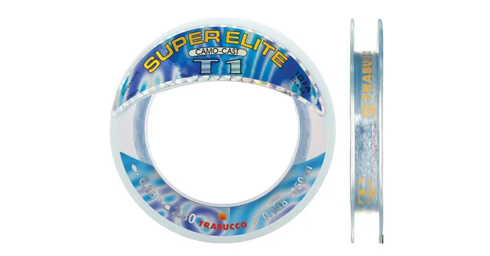 Gratis Retour Trabucco Super Elite Camocast T1 150m 0,35mm monofil zsinór
