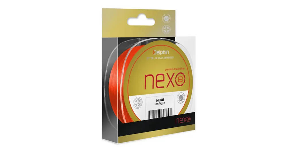 Delphin NEXO 8 / fluo narancsszínű - 0,10mm 6,2kg 300m Snelle Levering