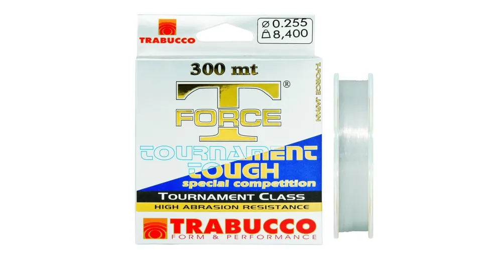 Direct Beschikbaar Trabucco T-Force Tournament Tough 500m 0,34mm monofil zsinór