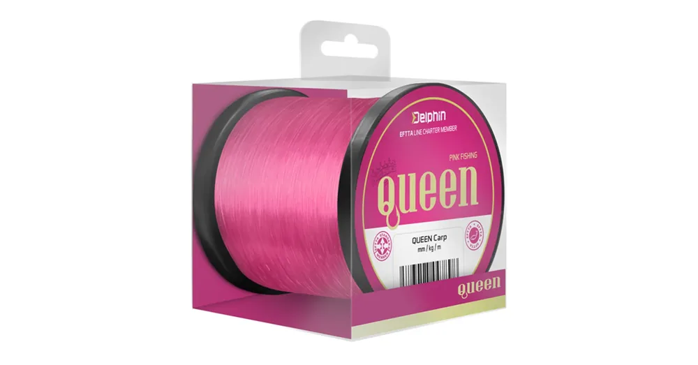 Delphin QUEEN Carp / rózsaszín - 0,30mm 6,8kg 600m Flitsaanbieding