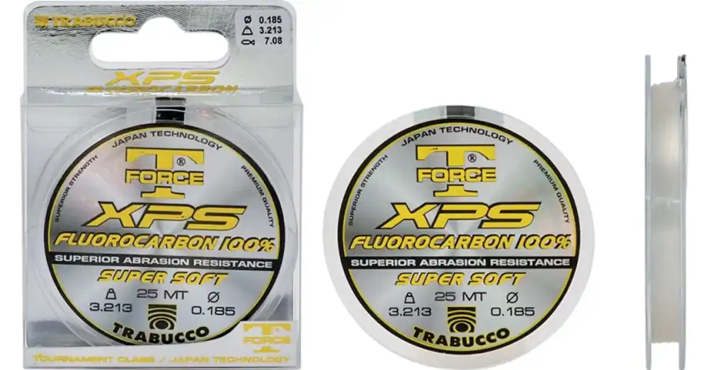Trabucco T-Force Fluorocarbon 25 m 0,104 mm előkezsinór Koopje