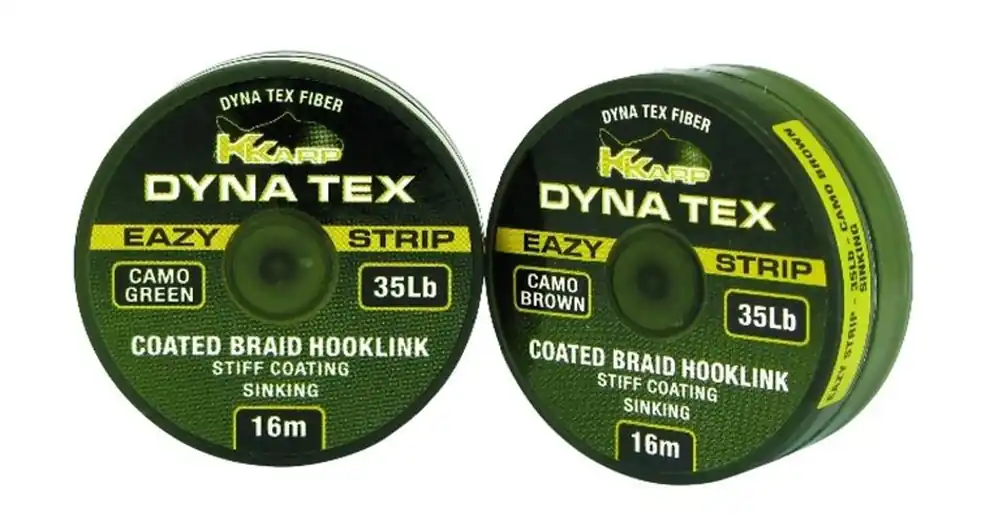 Dagaanbieding K-Karp Eazy Strip 16 m 45 lb camo zöld fonott előkezsinór