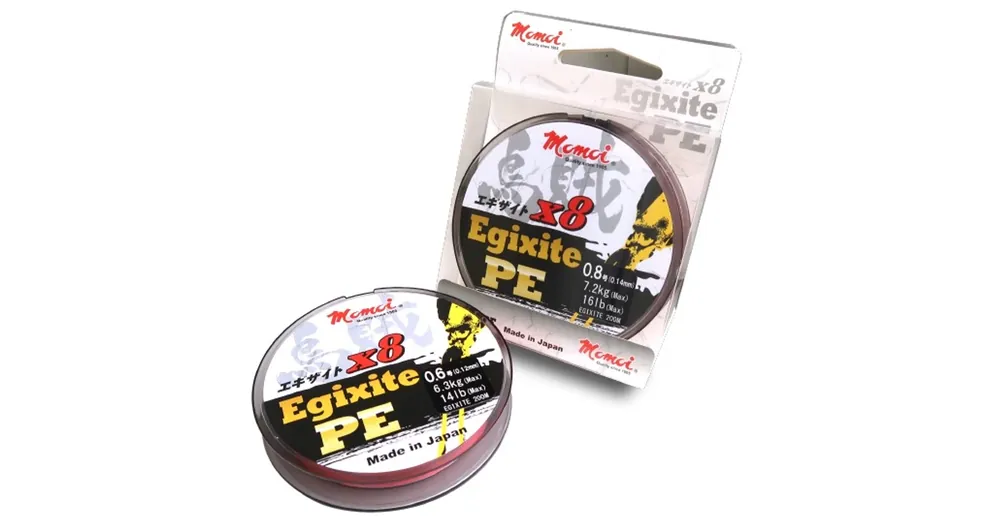 Momoi Egixite X8 Super PE 135 m 0,16 mm lime zöld fonott zsinór Gecertificeerd