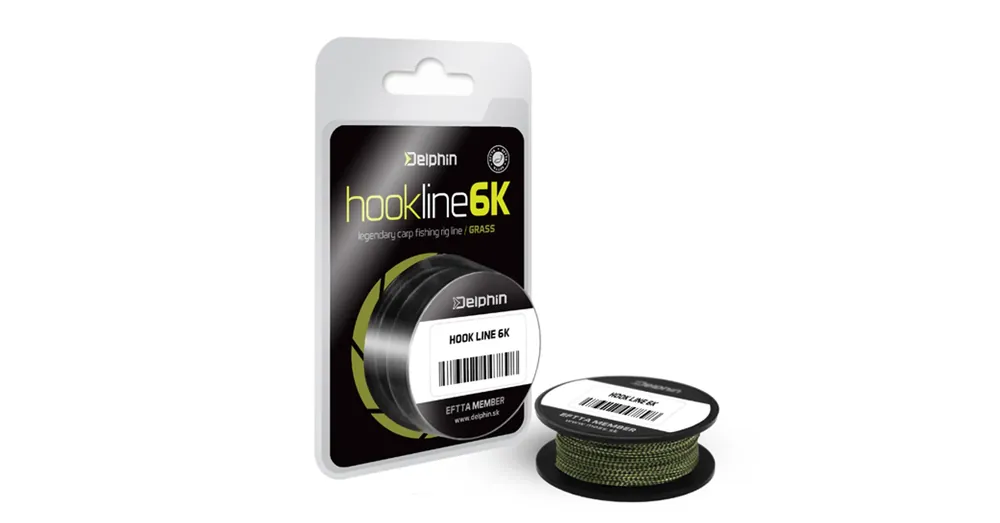 Direct Beschikbaar Delphin HOOKLINE 6K grass - 25lbs 20m