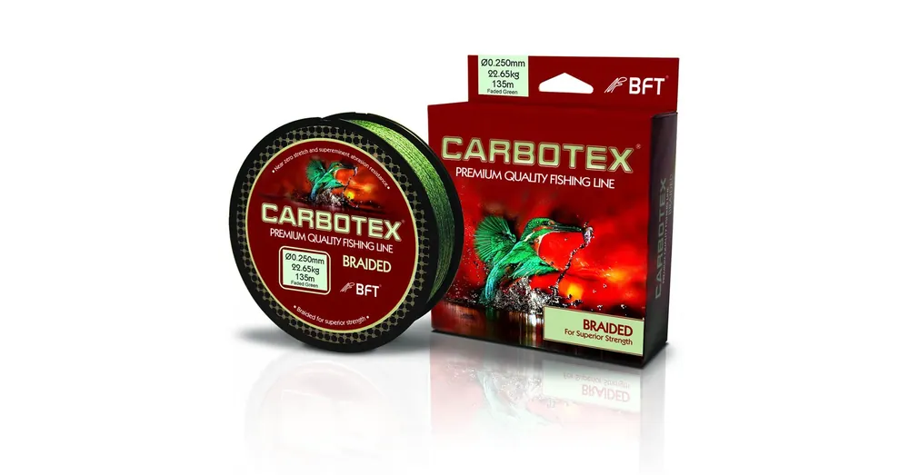 Flitsaanbieding Carbotex Braided 130m 0,35mm