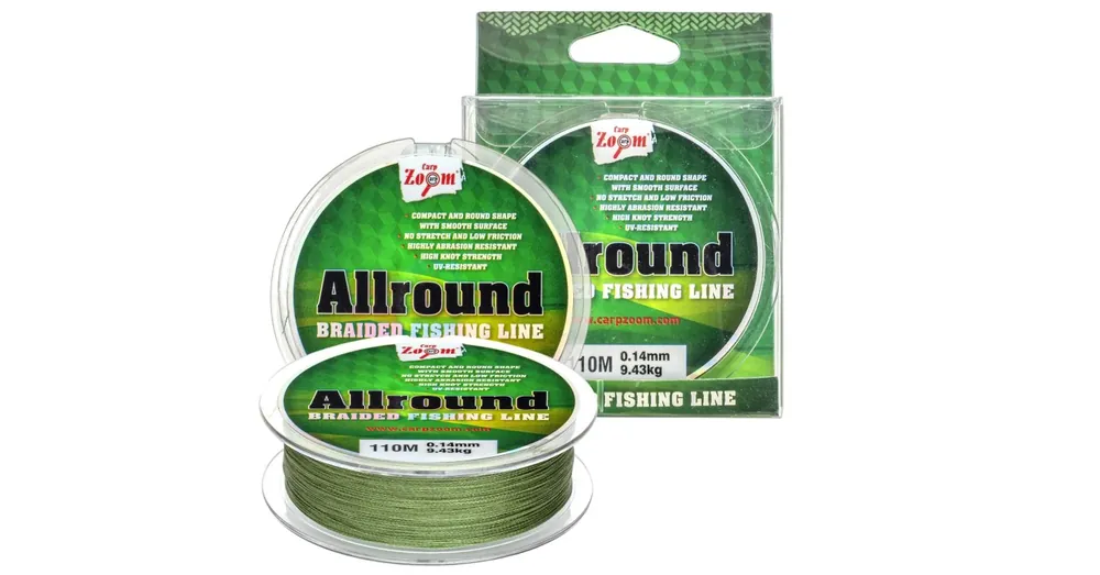Carp Zoom CZ Allround fonott zsinór, o 0,35 mm, zöld Beperkte Voorraad