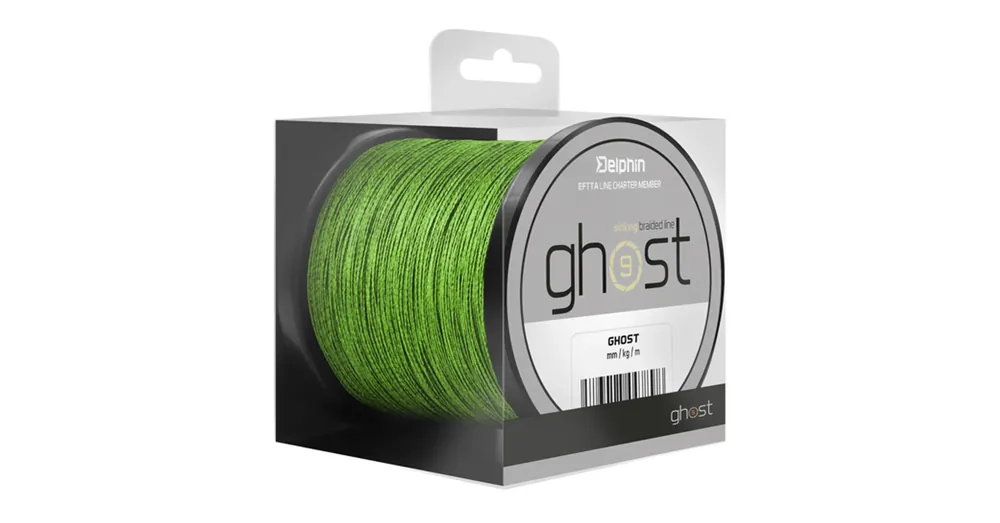 Laatste Kans Delphin GHOST 8+1/ zöld - 0,16mm 8,2kg 200m