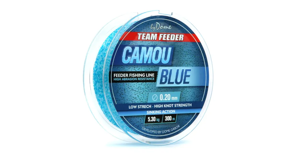 By Döme TF Camou Blue 300m/0.22mm Voordeelprijs