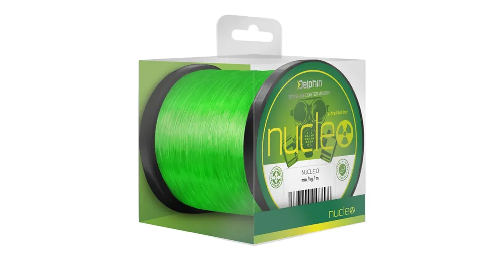 NUCLEO pontyozó horgászzsinór / fluo zöld - 0,28mm 6,4kg 26000m Lage Kosten