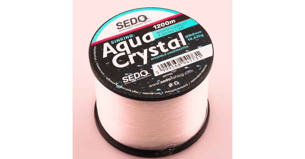 Exclusieve Aanbieding SEDO Aqua Crystal 1200 Méter Monofil Horgász zsinór - 0.25mm 6.45kg