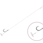 Direct Beschikbaar Kötött horog Delphin FLR Quickstop / 6db - 8cm /0,22mm / BARB 6