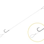 Tijdelijk Beschikbaar Kötött horog Delphin FLR Loop / 6db - 8cm / 0,22mm / B-LESS 6