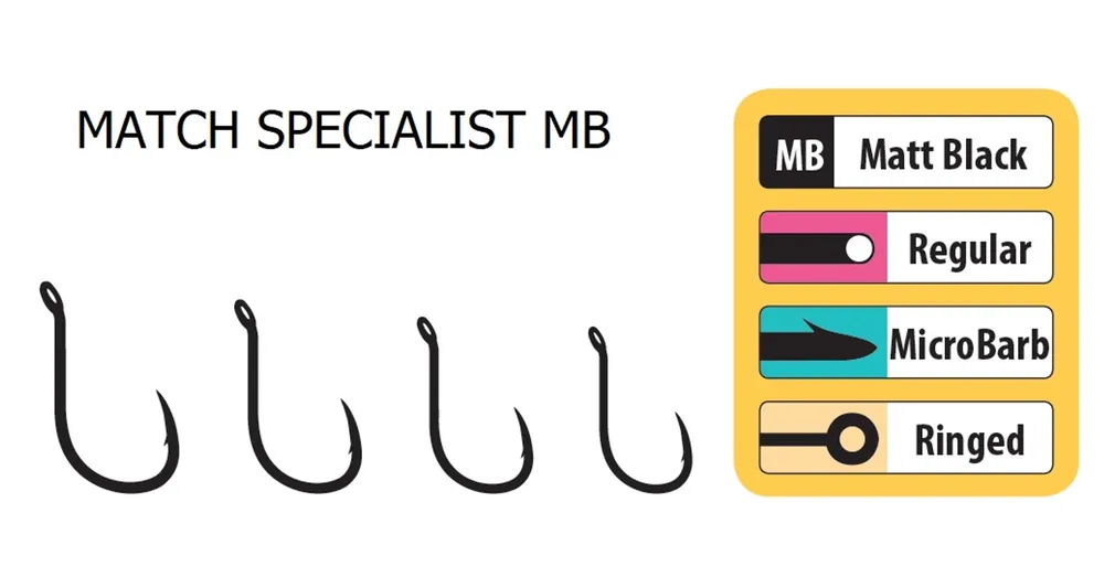Trabucco Match Specialist Micro Barb horog, méret 10 Alleen Vandaag