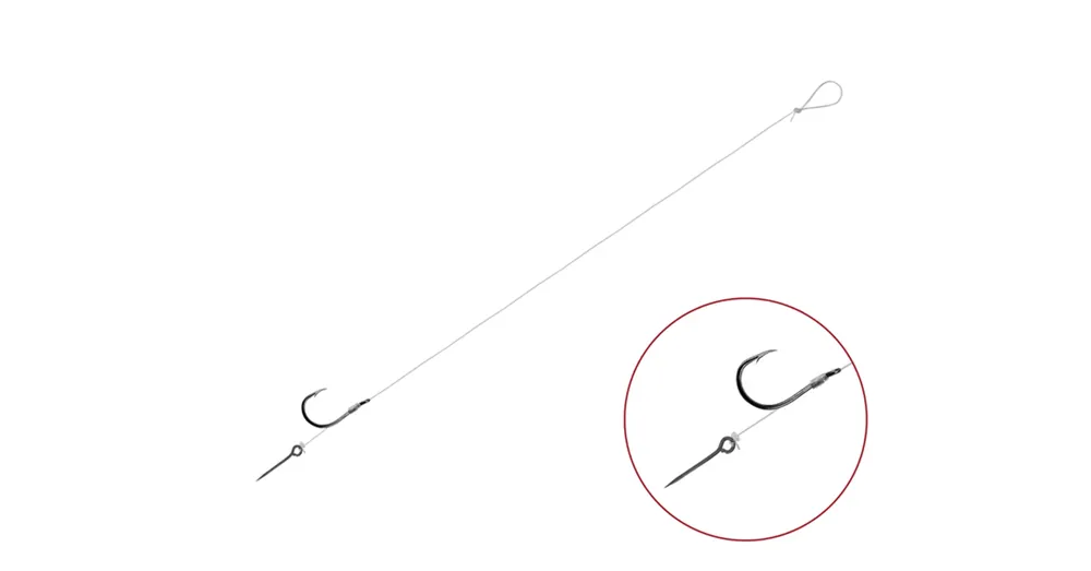 Direct Beschikbaar Kötött horog Delphin FLR Sting / 6db - 8cm / 0,22mm / BARB 8 / Sting 7mm