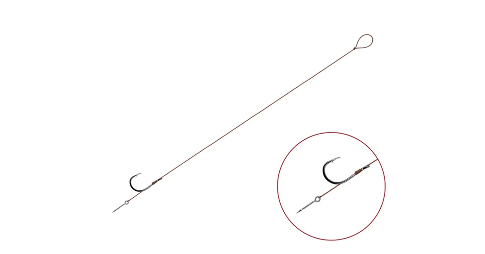 Uitverkoop Kötött horog Delphin Proxi Sting / 6db - 12cm / 0,10mm / BARB 6 / Sting 7mm