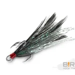 Alleen Vandaag Delphin B!RD Hook TRIPLE / 3db - fekete tollak 8