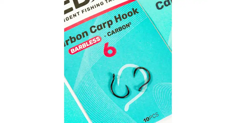 SEDO Carbon Carp Barbless hook - 8 Nieuw
